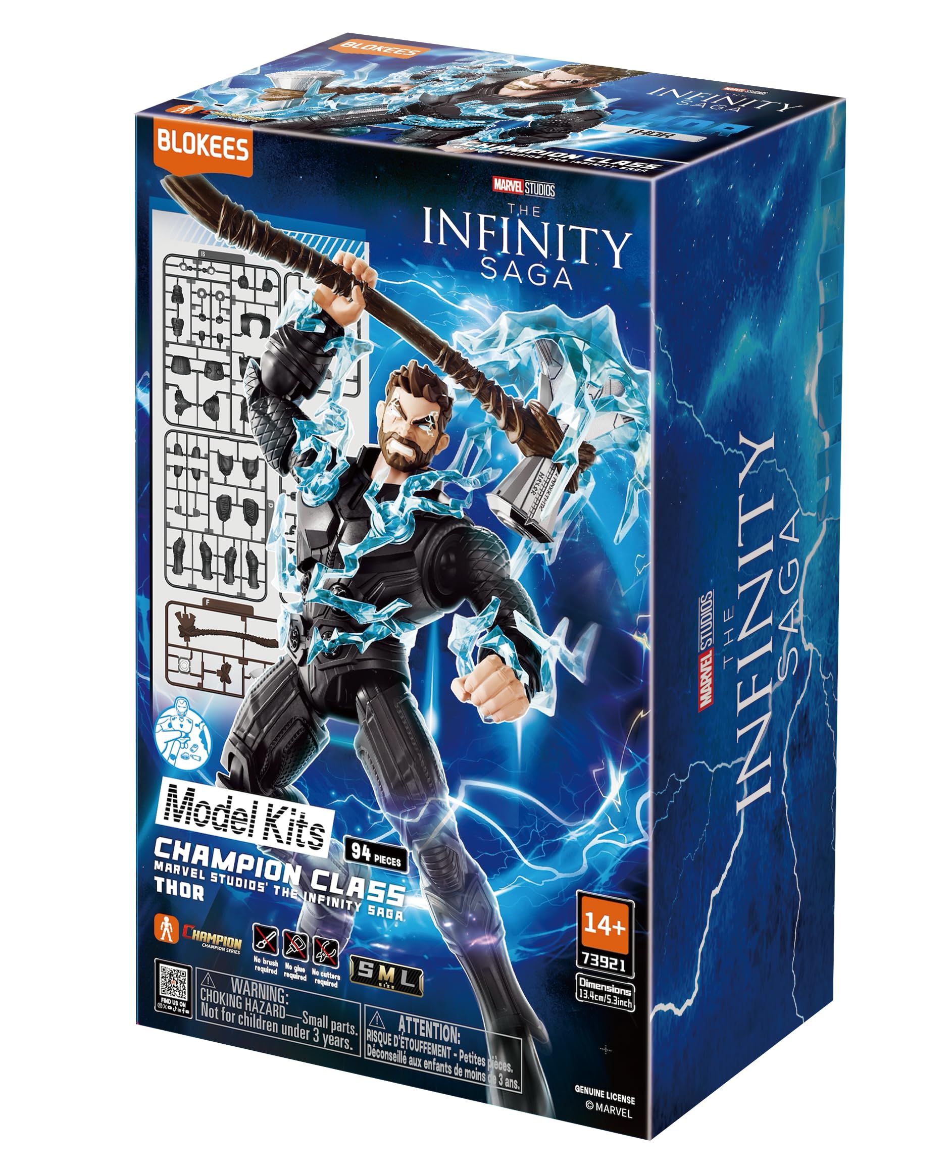 Amazon.com: BLOKEES Champion Class Marvel Infinity Saga Thor